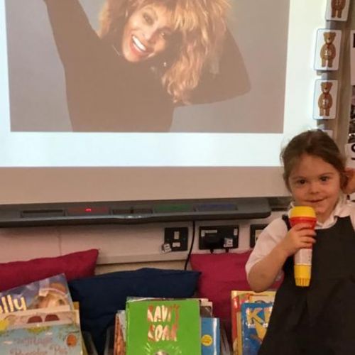 Silver Class have been listening to some of Tina Turner's music for Black History Month