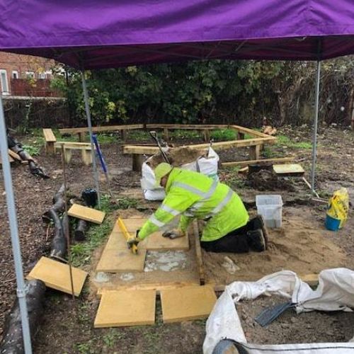 Slab Laying - October Half-Term 2020
